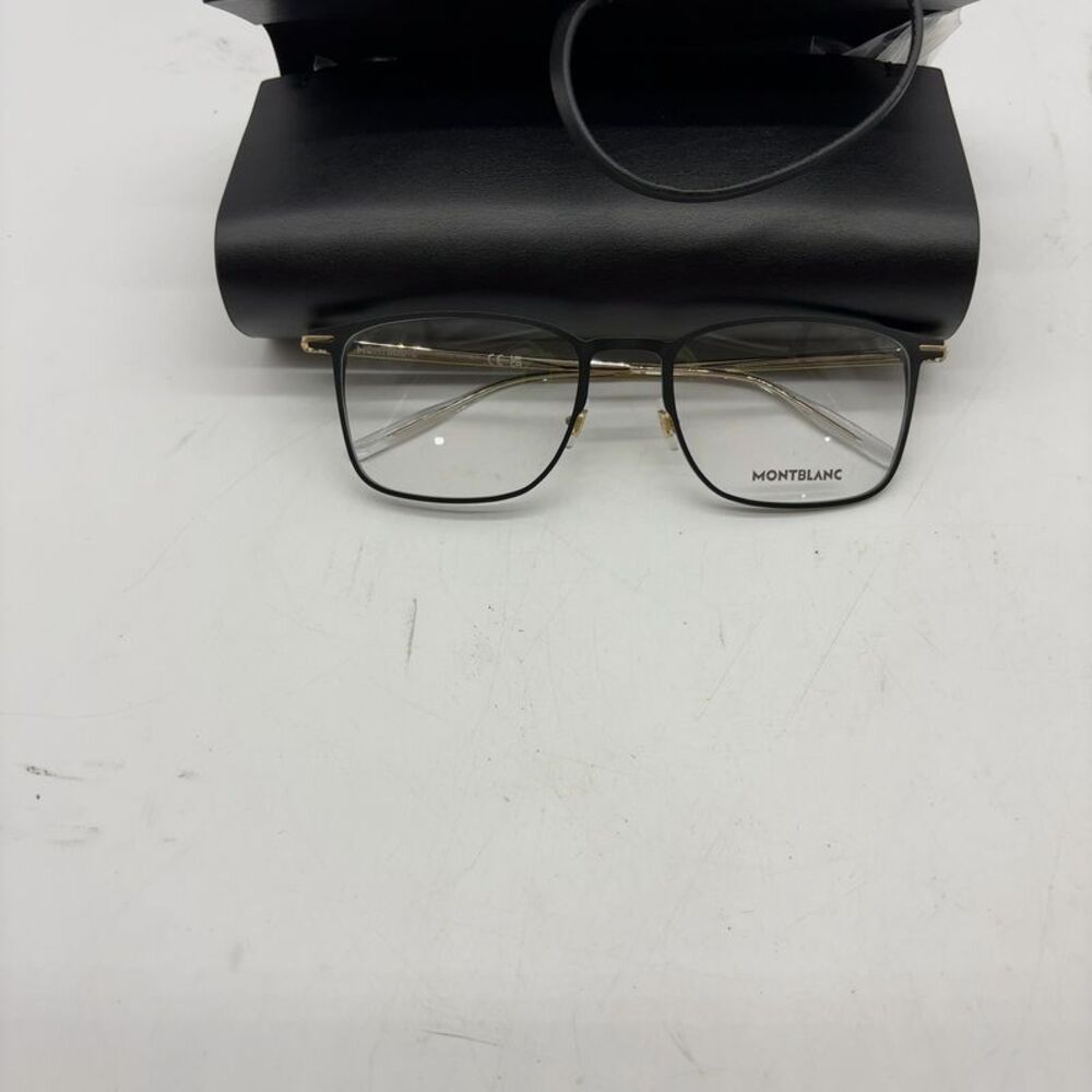 Montblanc Rectangle Eyeglasses 55mm – Black